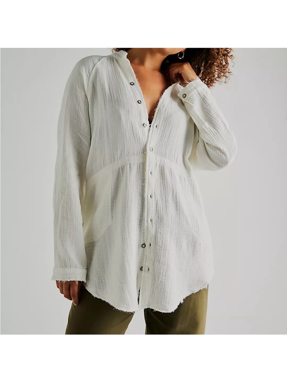 Free People Summer Daydream Button Down